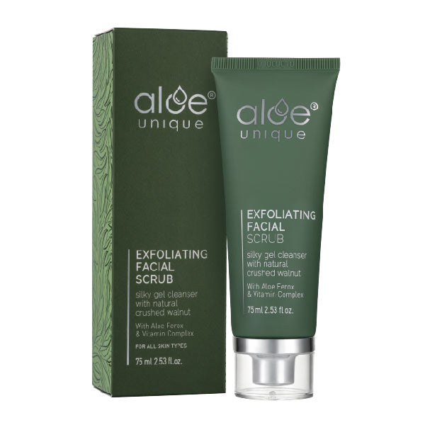 ALOE UNIQUE EXFOLIATING FACIAL SCRUB 75ML