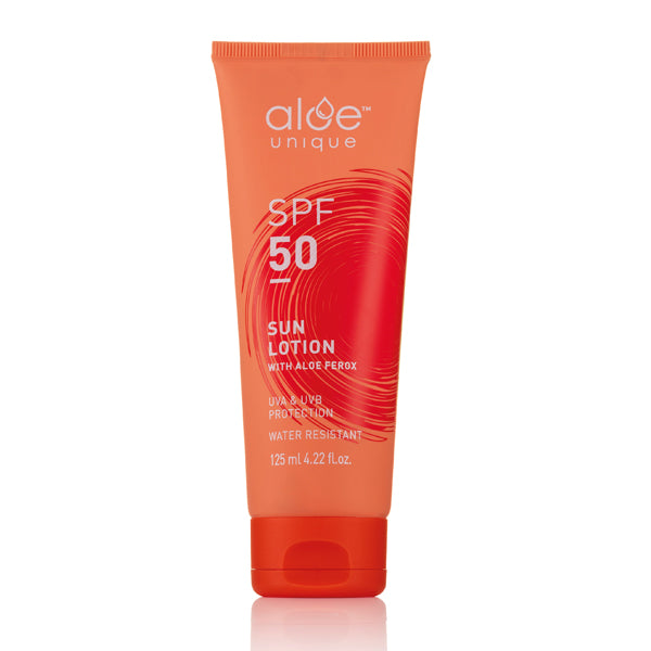 ALOE UNIQUE SPF 50 SUN LOTION 125ML