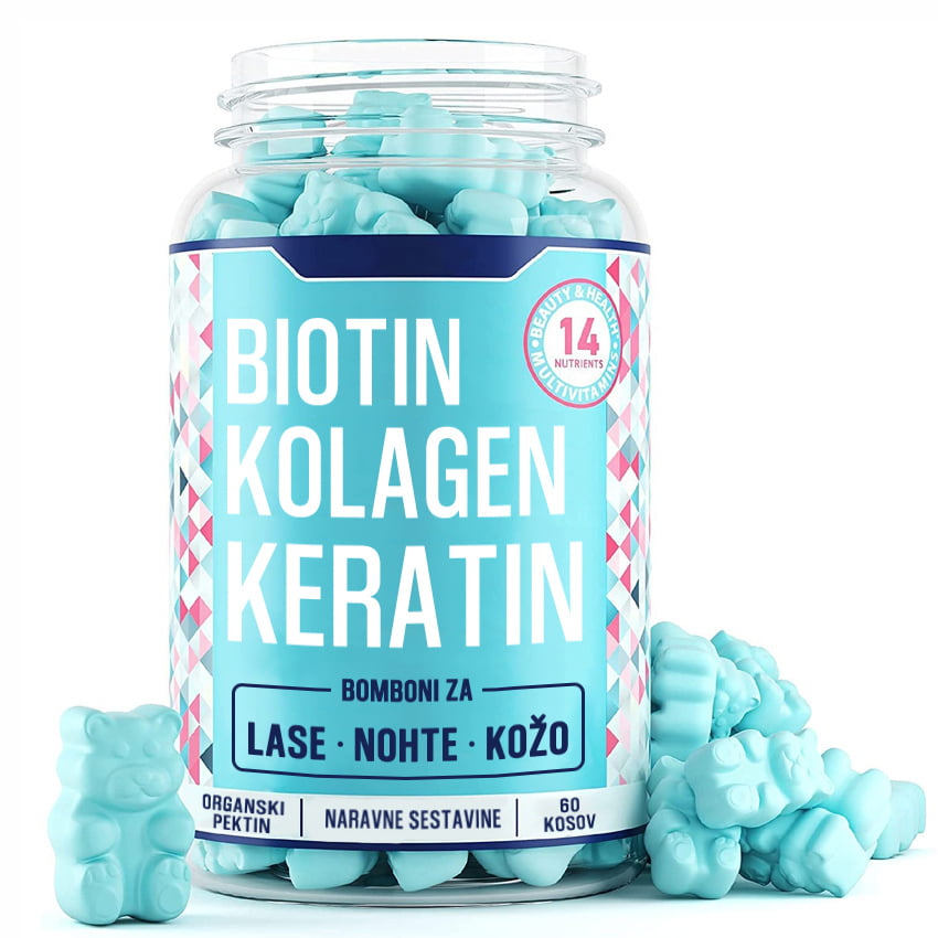ANG BIOTIN COLLAGEN KERATIN GUMMIES 60`S