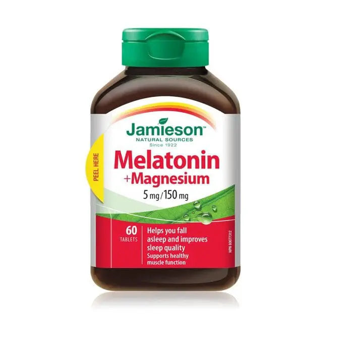 JAMIESON MELATONIN & MG 5150 60`S