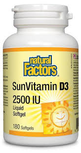 NF VIT D3 2500IU SG 180