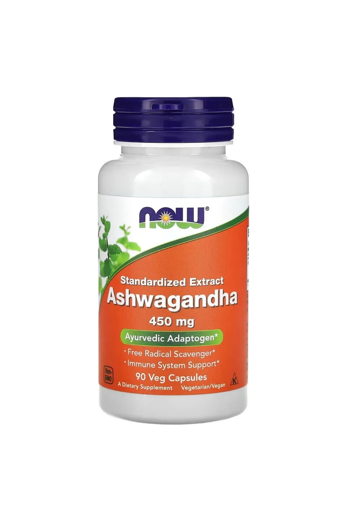 NOW ASHWAGANDA 450MG 90 VEG CAPS