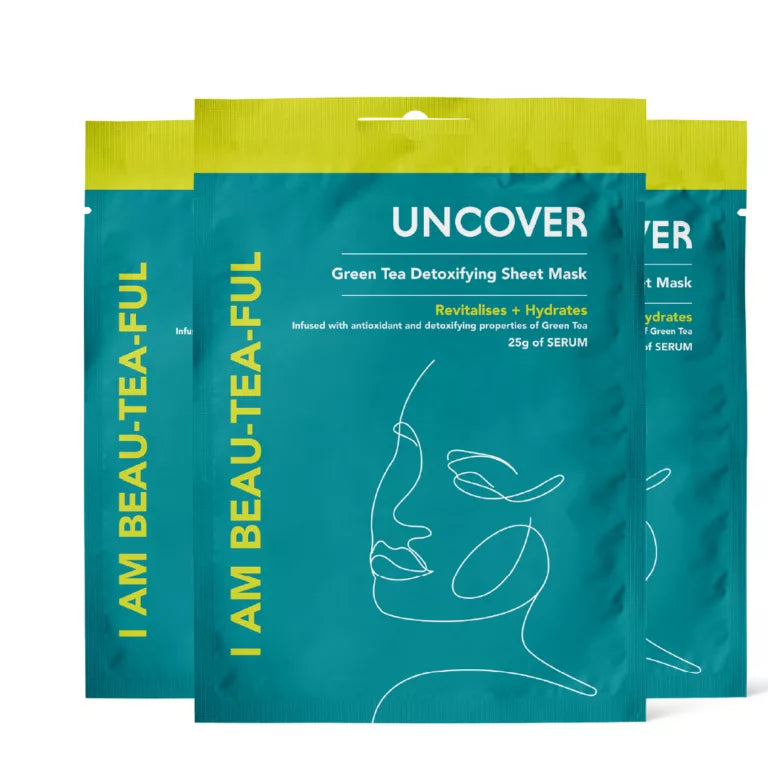 UNCOVER SHEET MASK- I AM BEAUTIFUL GREEN TEA