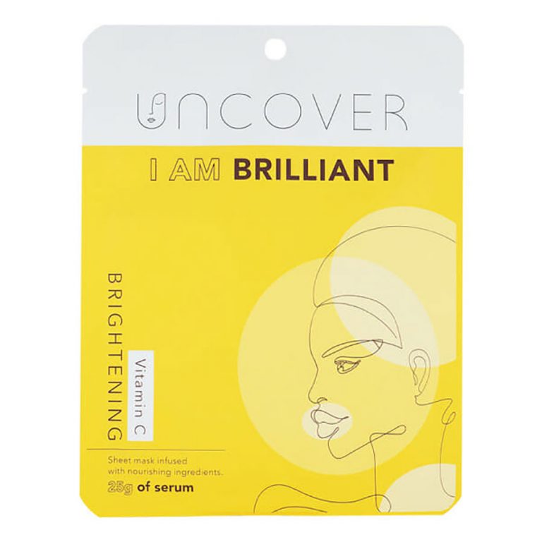 UNCOVER SHEET MASK- I AM BRILLIANT. VIT C
