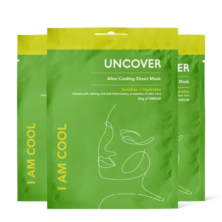 UNCOVER SHEET MASK - I AM COOL ALOE VERA